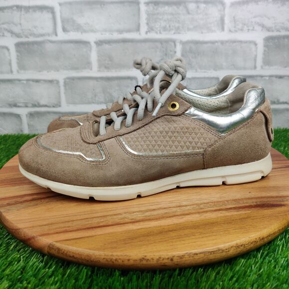 Birkenstock Women's Athletic Shoes in Taupe and Silver. Never worn by me. - Picture 5 of 11